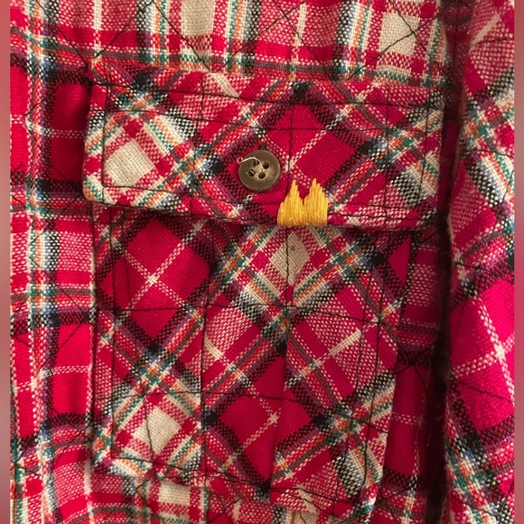 PRPS heavy quilted/padded flannel, sz M-L (see description) Badass! - Picture 4 of 17